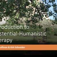 Introduction to Existential Humanistic Therapy